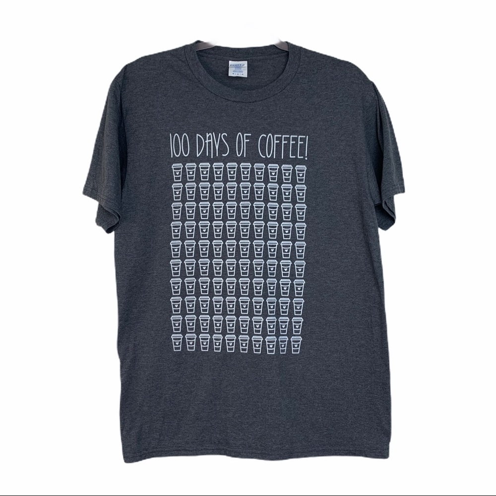 "100 Days Of Coffee" Graphic Shirt